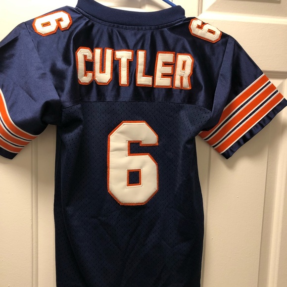 NFl Spparel Chigaco Bear #6 Cutler Boy’s Authentic Jersey Size 7 - Picture 7 of 11